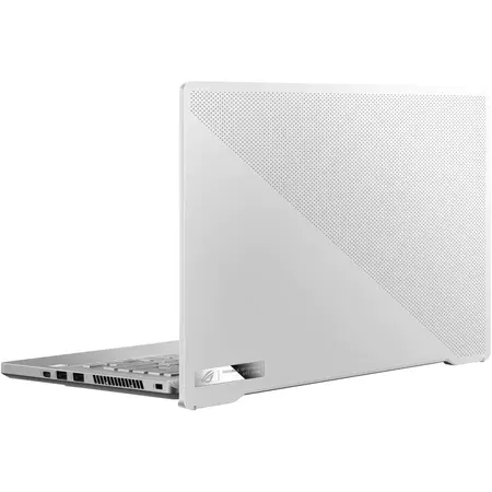 Laptop Gaming ROG Zephyrus G14 GA401QM cu procesor AMD Ryzen™ 9 5900HS, 14", Full HD, 144Hz, 16GB, 512GB SSD, NVIDIA® GeForce RTX™ 3060, 6GB, No OS, Moonlight White