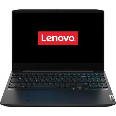 Laptop Lenovo IdeaPad Gaming 3 15ARH05 cu procesor AMD Ryzen 5 4600H, 15.6", Full HD, 16GB, 512GB SSD, NVIDIA GeForce GTX 1650 4GB, No OS, Onyx Black