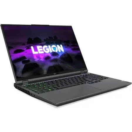 Laptop Gaming Lenovo Legion 5 Pro 16ACH6 cu procesor AMD Ryzen 7 5800H, 16", WQXGA, 165Hz, 16GB, 512GB SSD, NVIDIA GeForce RTX 3050 Ti 4GB, No OS, Storm grey