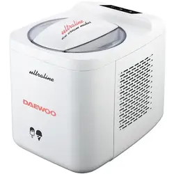 Aparat de facut inghetata Daewoo UltraLine, 135 W, capacitate 1 litru, touch control panel, timp preparare inghetata 90-120 minute, temperatura preparare - 5 grade Celsius, Alb