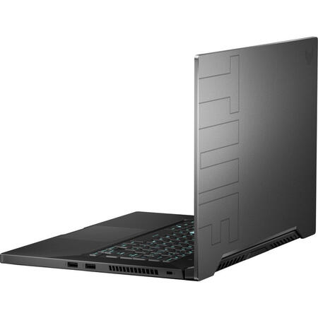 Laptop Gaming ASUS TUF Dash F15 FX516PE cu procesor Intel® Core™ i5-11300H, 15.6", Full HD, 144Hz, 8GB, 512GB SSD, NVIDIA® GeForce RTX™ 3050 Ti 4GB, No OS, Eclipse Gray
