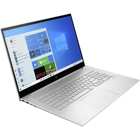 Laptop HP ENVY 17-ch0022nn cu procesor Intel® Core™ i5-1135G7, 17.3", Full HD, 8GB, 512GB SSD, NVIDIA® GeForce® MX450 2GB, Windows 10 Home, Natural silver