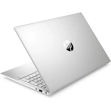 Laptop HP Pavilion 15-eg0033nq cu procesor Intel® Core™ i7-1165G7, 15.6", Full HD, 16GB, 256GB SSD, Intel® Iris® Xᵉ Graphics, Free DOS, Natural Silver