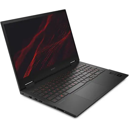 Laptop Gaming OMEN 15-en1010nq cu procesor AMD Ryzen™ 5 5600H, 15.6", Full HD, 144Hz, 16GB, 512GB SSD, nVidia GeForce RTX 3060 6GB, Free DOS, Black