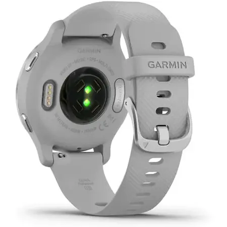 Ceas smartwatch Garmin Venu 2S, Mist Grey/Silver