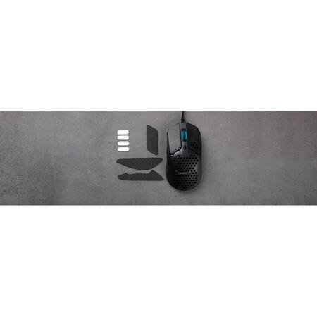 Mouse gaming HyperX Pulsefire Haste, ultrausor 59g, cablu flexibil, Negru