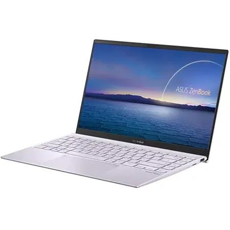 Laptop ultraportabil ASUS ZenBook 14 UM425IA cu procesor AMD Ryzen™ 7 4700U, 14", Full HD, 8GB, 512GB SSD, AMD Radeon™ Graphics, Windows 10 Home, Lilac Mist