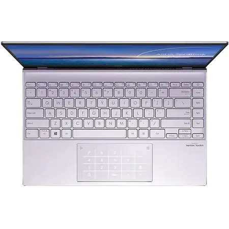 Laptop ultraportabil ASUS ZenBook 14 UM425IA cu procesor AMD Ryzen™ 7 4700U, 14", Full HD, 8GB, 512GB SSD, AMD Radeon™ Graphics, Windows 10 Home, Lilac Mist