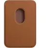 Husa de protectie Apple Leather Wallet MagSafe pentru iPhone, Saddle Brown