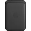 Husa de protectie Apple Leather Wallet MagSafe pentru iPhone, Black