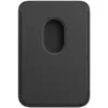Husa de protectie Apple Leather Wallet MagSafe pentru iPhone, Black