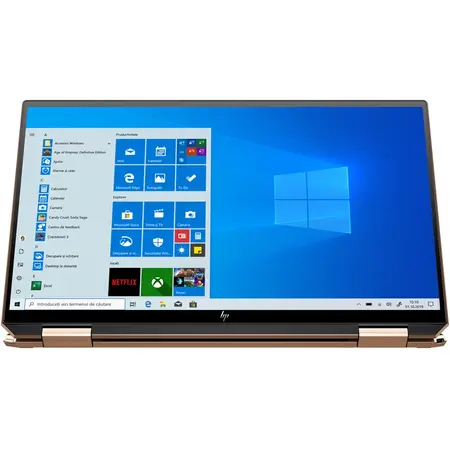 Laptop 2 in 1 HP Spectre x360 13-aw2047nn cu procesor Intel® Core™ i7-1165G7, 13.3", Full HD, 16GB, 1TB SSD, Intel® Iris® Xᵉ Graphics, Windows 10 Home, Nightfall black