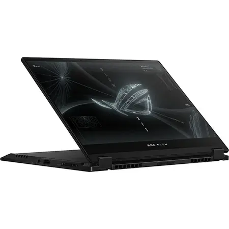 Laptop Gaming ASUS ROG Flow X13 GV301QE cu procesor AMD Ryzen™ 9 5900HS, 13.4", WUXGA, 120Hz, 16GB, 512GB SSD, NVIDIA® GeForce RTX™ 3050 Ti 4GB, No OS, Black