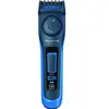 Aparat de tuns barba ROWENTA Virtuo Ultimate TN3840F4, 6500 rpm, autonomie 180 min, monitorizare digitala baterie, tehnlogie autoascutire, Gri/Albastru