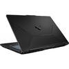 Laptop ASUS Gaming 17.3'' TUF F17 FX706HCB, FHD 144Hz, Intel Core i7-11800H, 16GB DDR4, 512GB SSD, GeForce RTX 3050 4GB, No OS, Graphite Black