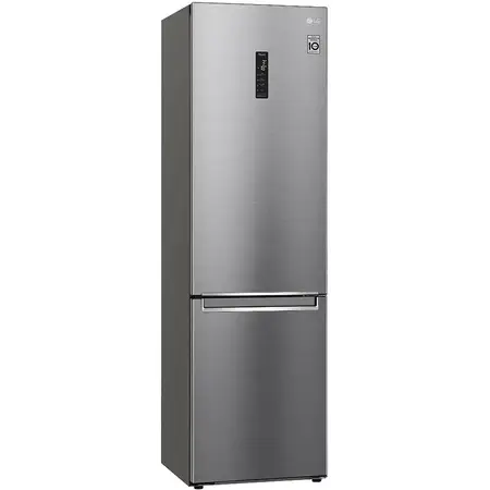 Combina frigorifica LG GBB62PZFGN, 384l, Clasa D, No Frost, E-Micom, H 203 cm, Argintiu