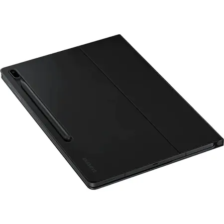 Husa de protectie Samsung Book Cover cu tastatura pentru Galaxy Tab S7+/Tab S7 FE, 12.4", Black
