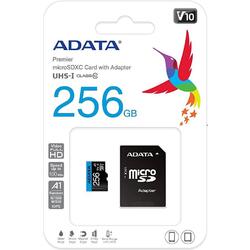 A-Data Card de memorie ADATA Premier, MicroSDXC, 256GB, UHS-I, Class 10