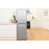 Combina frigorifica Indesit CAA 55 S 1, 235 l, H 174 cm, Clasa F, Direct Cool, argintiu