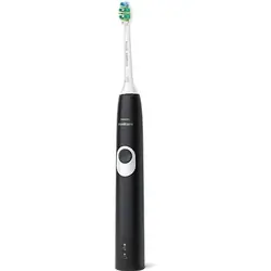 Periuta de dinti sonica electrica Philips Sonicare ProtectiveClean HX6800/63, 62000 miscari/minut, 1 mod de curatare, 2 intensitati, senzor presiune, functie BrushSync, 1 cap de periere, Negru cu alb