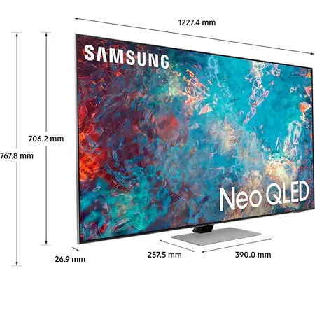 Televizor Neo QLED Samsung 55QN85A, 138 cm, Smart TV 4K Ultra HD, Clasa F
