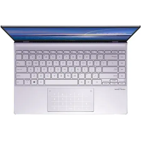 Laptop ASUS ZenBook 14 UX425EA cu procesor Intel® Core™ i5-1135G7, 14", Full HD, 8GB, 512GB SSD, Intel Iris Xᵉ Graphics, Windows 10 Home, Lilac Mist