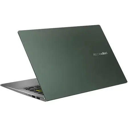 Laptop ultraportabil ASUS VivoBook S14 cu procesor Intel® Core™ i7-1165G7, 14", Full HD, 8GB, 512GB SSD, Intel® Iris Xe Graphics, No OS, Deep Green