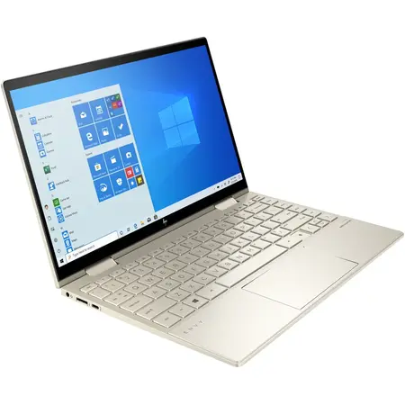 Laptop 2 in 1 HP ENVY x360 13-bd0038nn cu procesor Intel Core i3-1125G4, 13.3", Full HD, 8GB, 256GB SSD, Intel UHD Graphics, Windows 10 Home, Pale gold