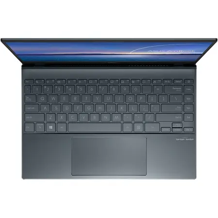 Laptop ultraportabil ASUS Zenbook 13 UM352UAZ cu procesor AMD Ryzen™ 7 5700U, 13.3", Full HD, OLED, 16GB, 1TB SSD, AMD Radeon™ Graphics, Windows 10 Home, Pine Grey