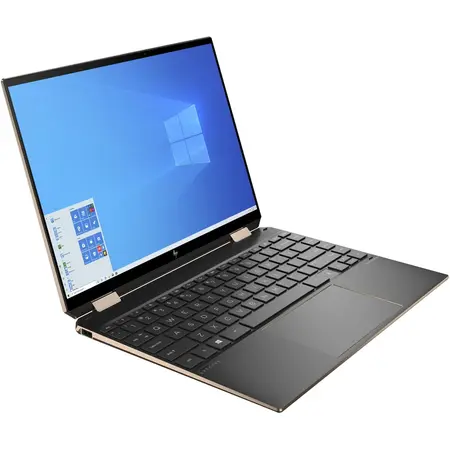 Laptop 2 in 1 HP Spectre x360 14-ea0021nn cu procesor Intel® Core™ i7-1165G7, 13.5", WUXGA+, 8GB, 512GB SSD, Intel® Iris® Xᵉ Graphics, Windows 10 Home, Nightfall Black