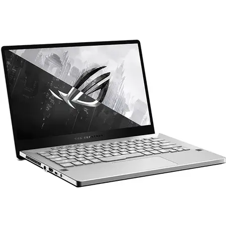 Laptop Gaming ASUS ROG Zephyrus G14 GA401QM cu procesor AMD Ryzen™ 9 5900HS, 14", QHD, 120Hz, 16GB, 1TB SSD, NVIDIA® GeForce RTX™ 3060 6GB, Windows 10 Home, Moonlight White AniMe Matrix