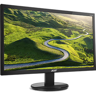 Monitor LED VA Acer 23.6", Full HD, VGA. DVI, HDMI, Negru, K242HQLbid