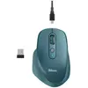 Mouse wireless Trust Ozaa, ergonomic, dual scroll, reincarcabil, Albastru