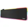 Mousepad gaming RGB Spacer, cauciuc si material textil, 900 x 300 x 3 mm, 1.8 m lungime cablu, Negru