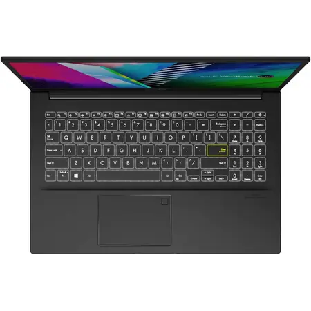 Laptop ASUS Vivobook 15 K513EA cu procesor Intel® Core™ i7-1165G7, 15.6", Full HD, 8GB, 512GB SSD, Intel Iris Xᵉ Graphics, No OS, Indie Black
