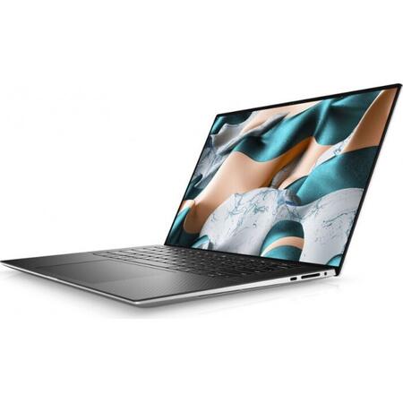 Laptop Dell XPS 15 9500 cu procesor Intel Core i7-10750H, 15.6" UHD+, 16GB, 1TB SSD, NVIDIA GeForce GTX 1650 Ti 4GB, Windows 10 Pro, Platinum Silver