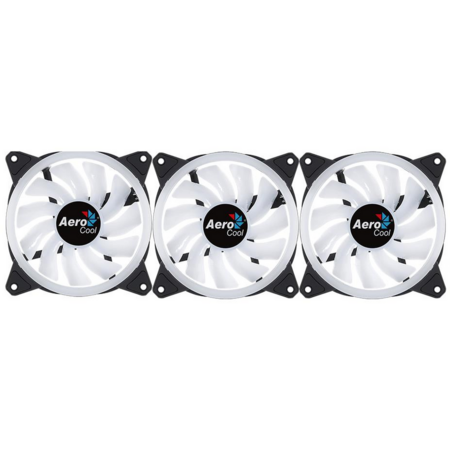 Set 3 ventilatoare Duo 12 Pro 120mm iluminare aRGB