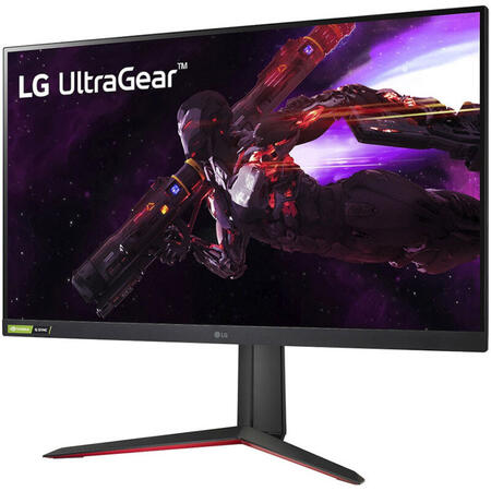 Monitor LED LG Gaming UltraGear 32GP850-B 31.5 inch 1 ms Negru HDR FreeSync Premium & G-Sync Compatible 180 Hz