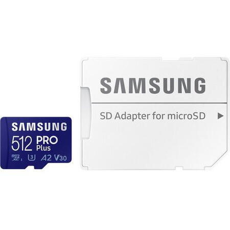 Card memorie Samsung MB-MD512KA/EU,  Micro-SDXC,  PRO Plus (2021), 512GB
