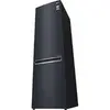 Combina frigorifica LG GBB72MCEGN, 384 l, No frost, Clasa D, Door cooling, H 203 cm, Negru