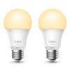 TP-LINK Tapo L510E Smart bulb White 2 PACK, Yellow Wi-Fi, Dimmable, E27, 806 lumens, 2700 K, 8.7W