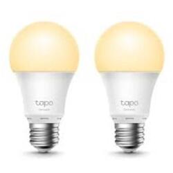 TP-LINK Tapo L510E Smart bulb White 2 PACK, Yellow Wi-Fi, Dimmable, E27, 806 lumens, 2700 K, 8.7W