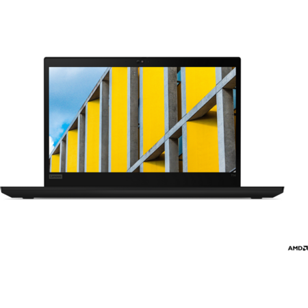 Laptop ultraportabil Lenovo ThinkPad T14 Gen 1 cu procesor AMD Ryzen 7 PRO 4750U, 14", Full HD, 16GB, 512GB SSD, Windows 10 Pro, Black
