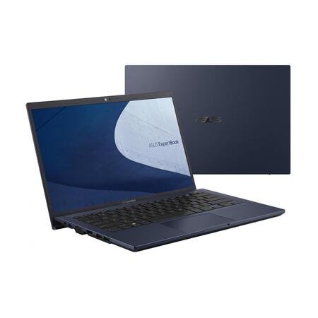 Laptop Asus ExpertBook B1400CEAE-EB2820, Intel Core i5-1135G7, 14", 8GB, SSD 512GB, Intel Iris Xe Graphics, No OS, Star Black