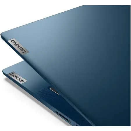 Laptop ultraportabil Lenovo IdeaPad 5 14ITL05 cu procesor Intel Core i7-1165G7, 14", Full HD, 8GB, 512GB SSD, Intel Iris Xe Graphics, Windows 10 Home, Abyss Blue
