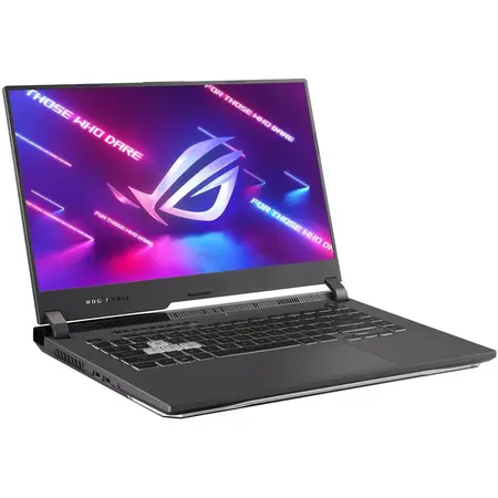 Laptop Gaming ASUS ROG Strix G15 G513IE cu procesor AMD Ryzen™ 7 4800H, 15.6", Full HD, 144Hz, 16GB, 512GB SSD, NVIDIA® GeForce RTX™ 3050 Ti 4GB, No OS, Eclipse Gray