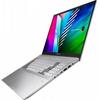 Laptop ASUS Vivobook Pro 16X OLED N7600PC cu procesor Intel® Core™ i7-11370H, 16", 4K, 16GB, 1TB SSD, NVIDIA® GeForce® RTX™ 3050TI 4GB, Windows 11 Pro, Cool Silver