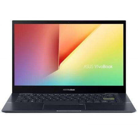 Laptop 2 in 1 ASUS Vivobook Flip 14 TM420 cu procesor AMD Ryzen™ 3 5300U, 14", Full HD, 8GB, 256GB SSD, AMD Radeon™ Graphics, Windows 10 Home, Bespoke Black