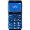 Resigilat Telefon mobil Panasonic KX-TU150EXC pentru Seniori cu buton SOS, albastru