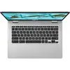Laptop ultraportabil ASUS Chromebook C424MA cu procesor Intel® Celeron® N4020, 14", Full HD, 4GB, 64GB eMMC, Intel® UHD Graphics 605, Chrome OS, Silver